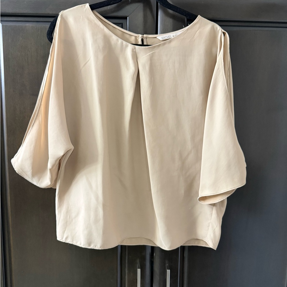 RACHEL Rachel Roy Cream cold shoulder Blouse